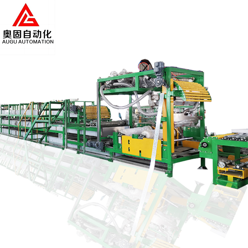 خط تبريد الألواح المطاطية Augu: قابل للتخصيص وعالي الجودة وفعال من حيث التكلفة!